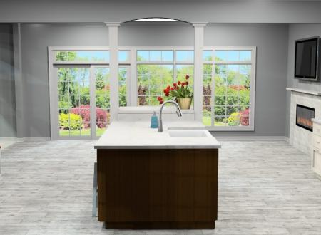 Kitchen Remodel Rendering