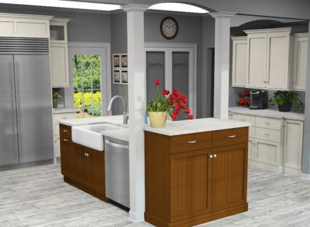 Kitchen Remodel Rendering