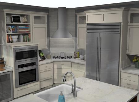 Kitchen Remodel Rendering